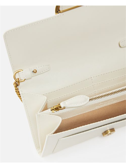 Portafoglio a tracolla piccolo Love Bag in pelle PINKO | 100062A0F1/Z14Q
